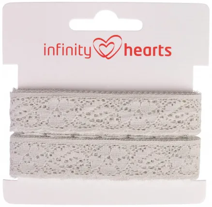 Infinity Hearts Pitsnauha Polyamidi 20mm 72 Harmaa - 5m