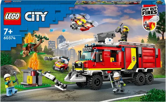 LEGO City 60374 Palokunnan komentokuorma-auto