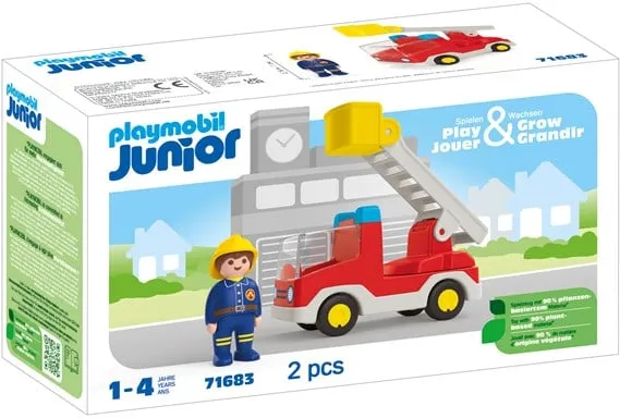 Playmobil 1.2.3 - Junior-paloauto tikkailla