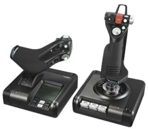 Logitech G Saitek X52 Professional H.O.T.A.S. - Joystick ja kaasuvipu - PC