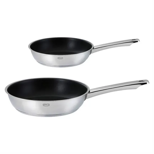 Rösle Moments paistinpannusetti 20 + 28 cm - Non-stick/ruostumaton teräs